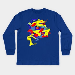 abstraction Kids Long Sleeve T-Shirt